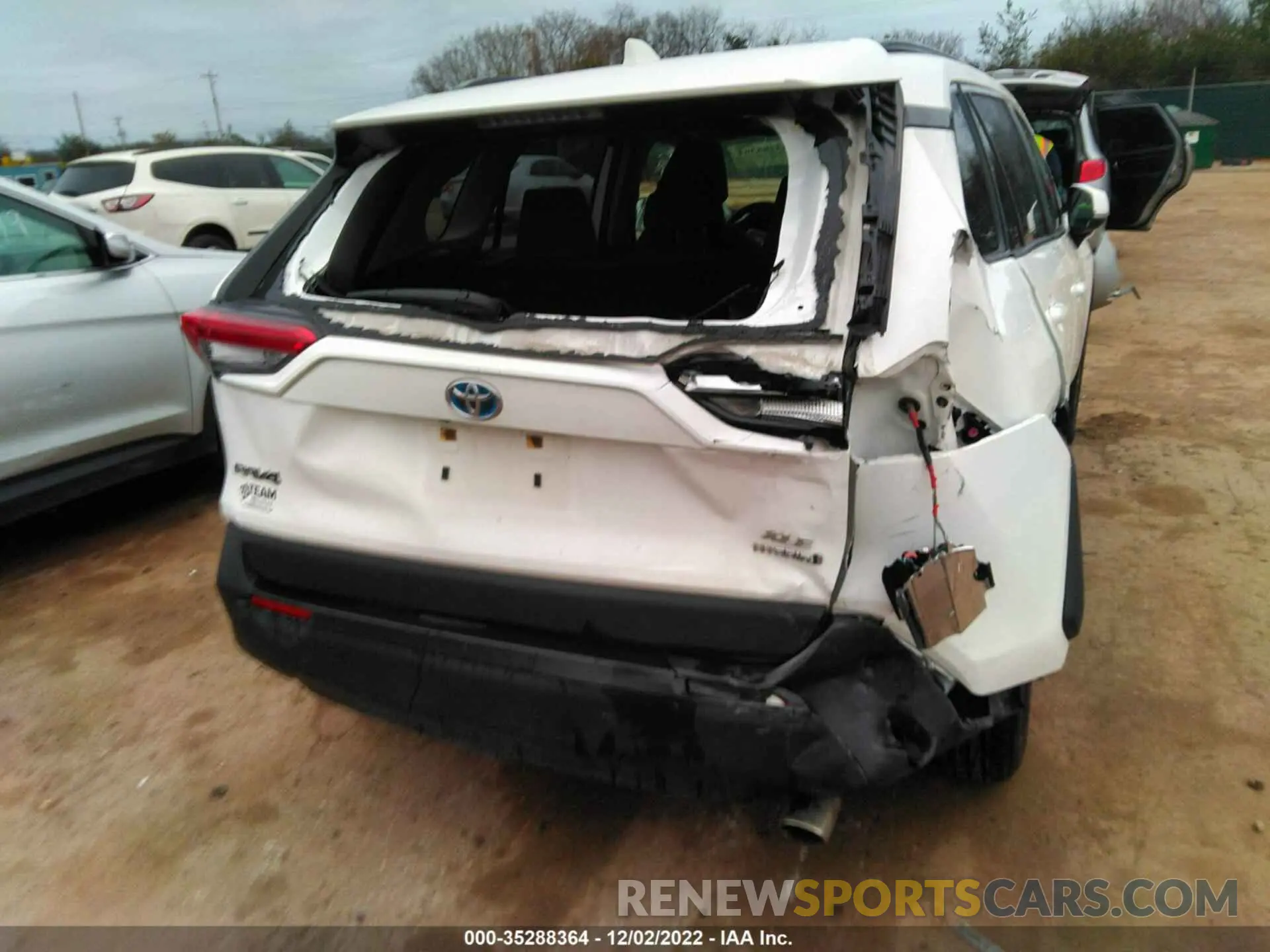 6 fotografías del automóvil dañado JTMRWRFV9KD010874 TOYOTA RAV4 2019