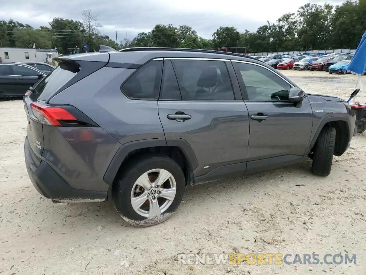 3 fotografías del automóvil dañado JTMRWRFV9KD028775 TOYOTA RAV4 2019