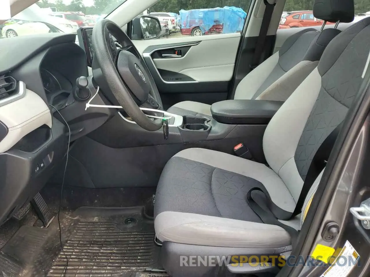 7 fotografías del automóvil dañado JTMRWRFV9KD028775 TOYOTA RAV4 2019