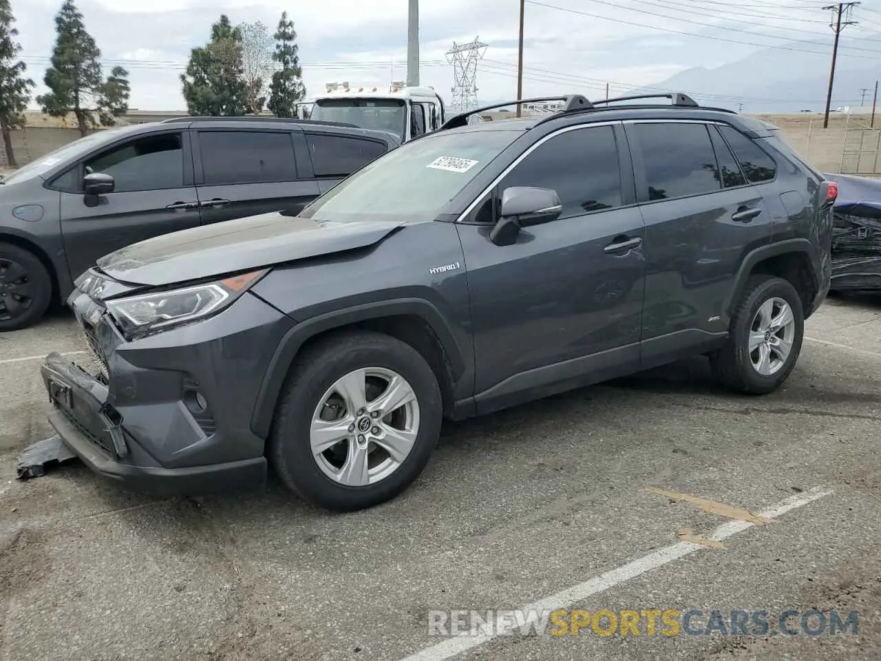 1 fotografías del automóvil dañado JTMRWRFVXKD015906 TOYOTA RAV4 2019
