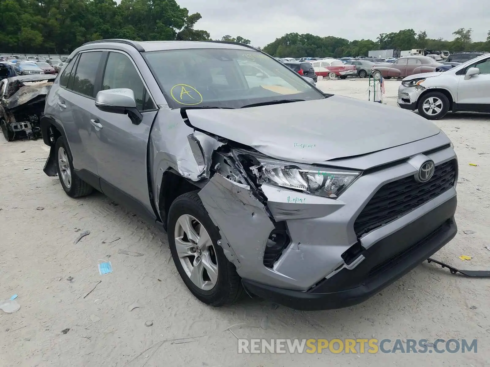 1 fotografías del automóvil dañado JTMW1RFV0KD005192 TOYOTA RAV4 2019