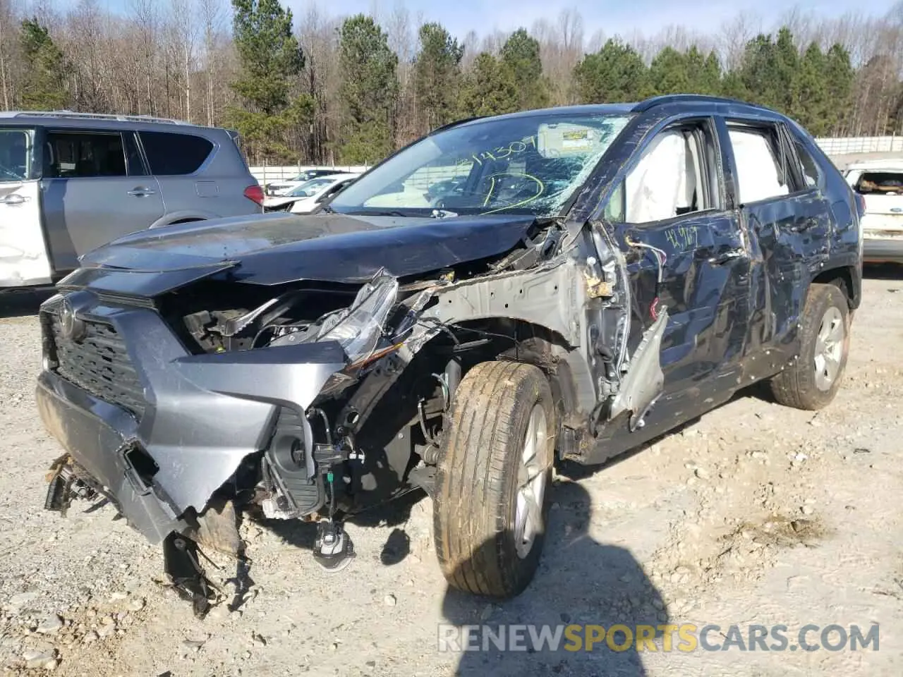 2 fotografías del automóvil dañado JTMW1RFV0KD010019 TOYOTA RAV4 2019