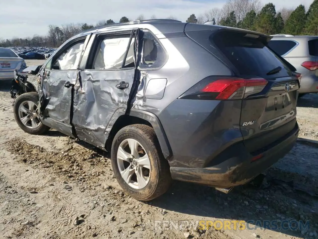 3 fotografías del automóvil dañado JTMW1RFV0KD010019 TOYOTA RAV4 2019
