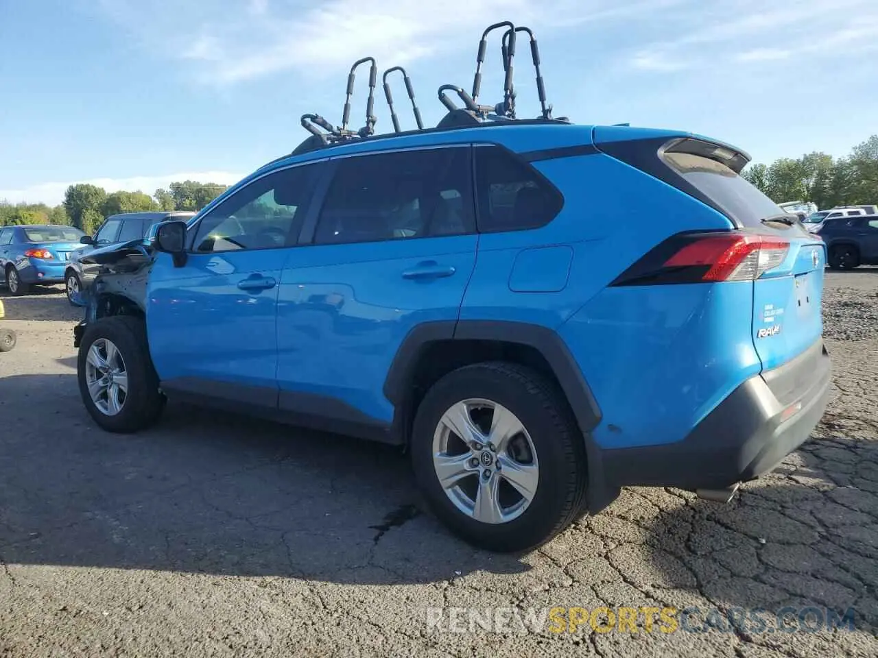 2 fotografías del automóvil dañado JTMW1RFV0KD013048 TOYOTA RAV4 2019