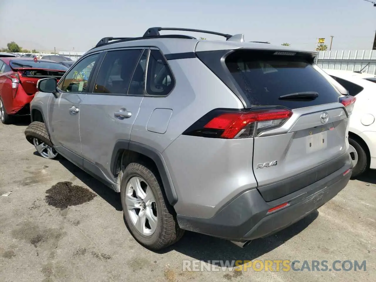 3 fotografías del automóvil dañado JTMW1RFV0KD014023 TOYOTA RAV4 2019