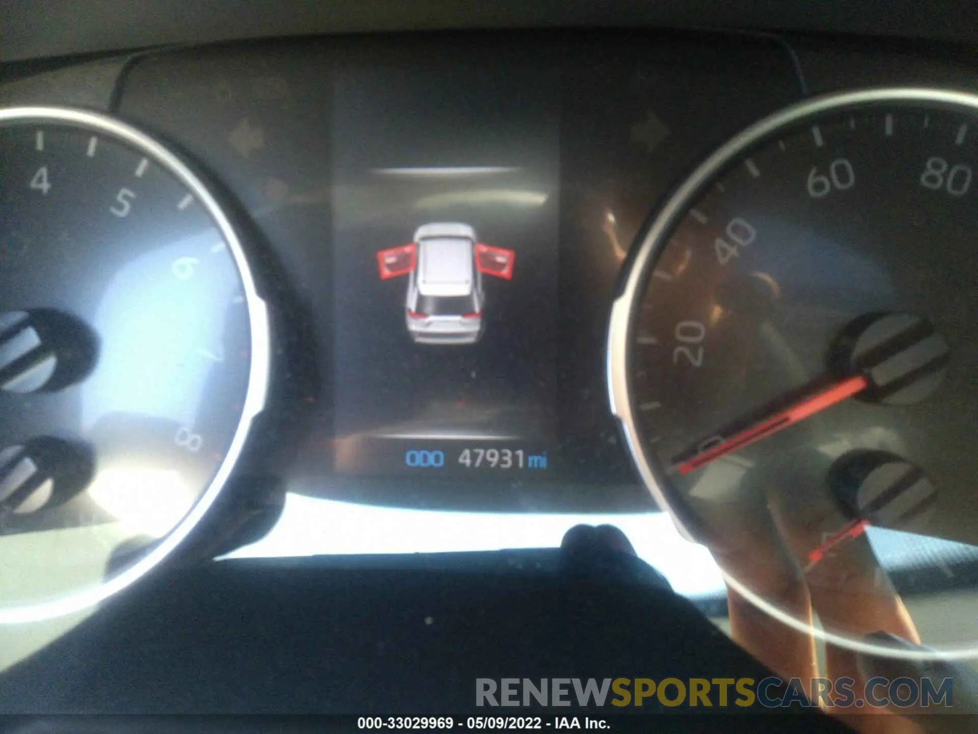 7 fotografías del automóvil dañado JTMW1RFV0KD016872 TOYOTA RAV4 2019