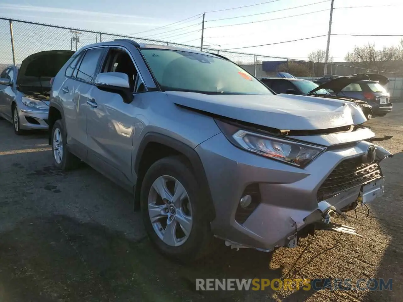 4 fotografías del automóvil dañado JTMW1RFV0KD030321 TOYOTA RAV4 2019
