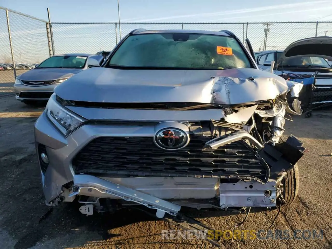 5 fotografías del automóvil dañado JTMW1RFV0KD030321 TOYOTA RAV4 2019