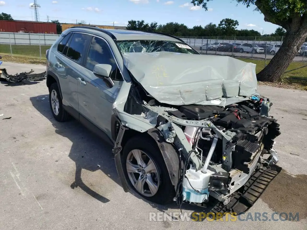 1 fotografías del automóvil dañado JTMW1RFV0KD510603 TOYOTA RAV4 2019