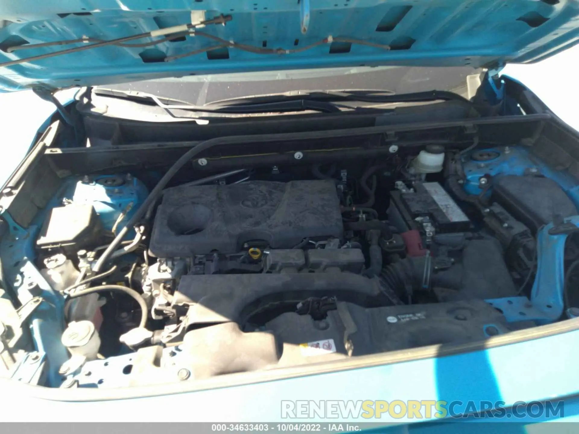 10 fotografías del automóvil dañado JTMW1RFV0KD510794 TOYOTA RAV4 2019