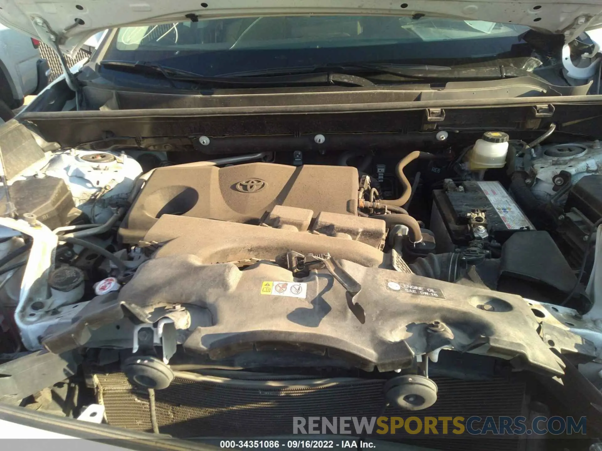 10 fotografías del automóvil dañado JTMW1RFV0KJ015237 TOYOTA RAV4 2019