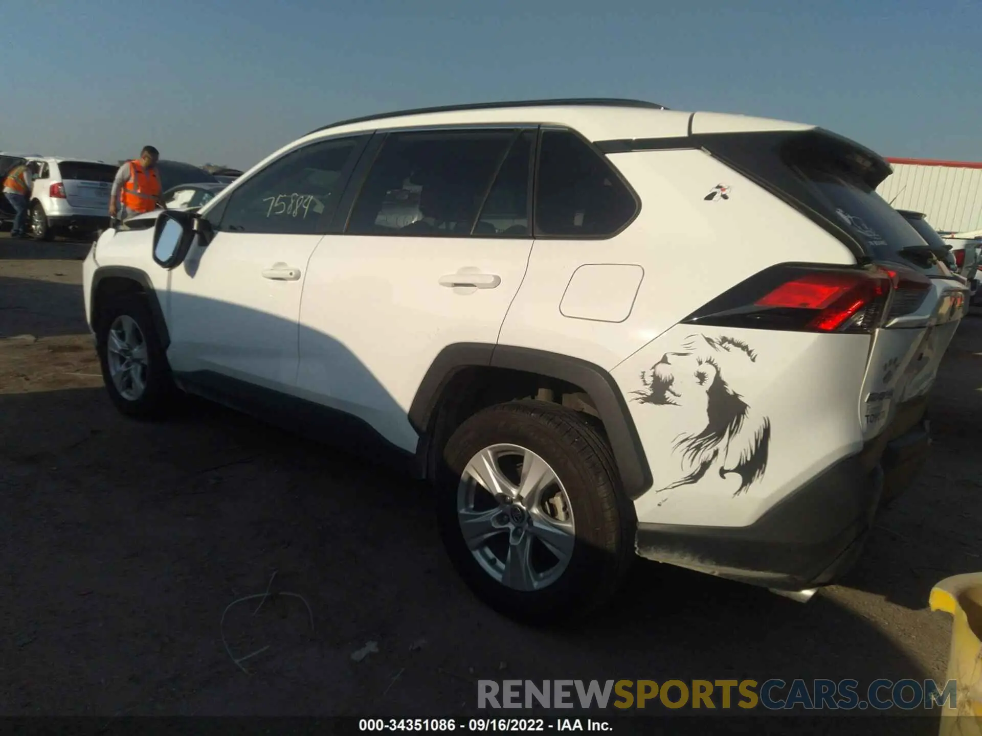3 fotografías del automóvil dañado JTMW1RFV0KJ015237 TOYOTA RAV4 2019