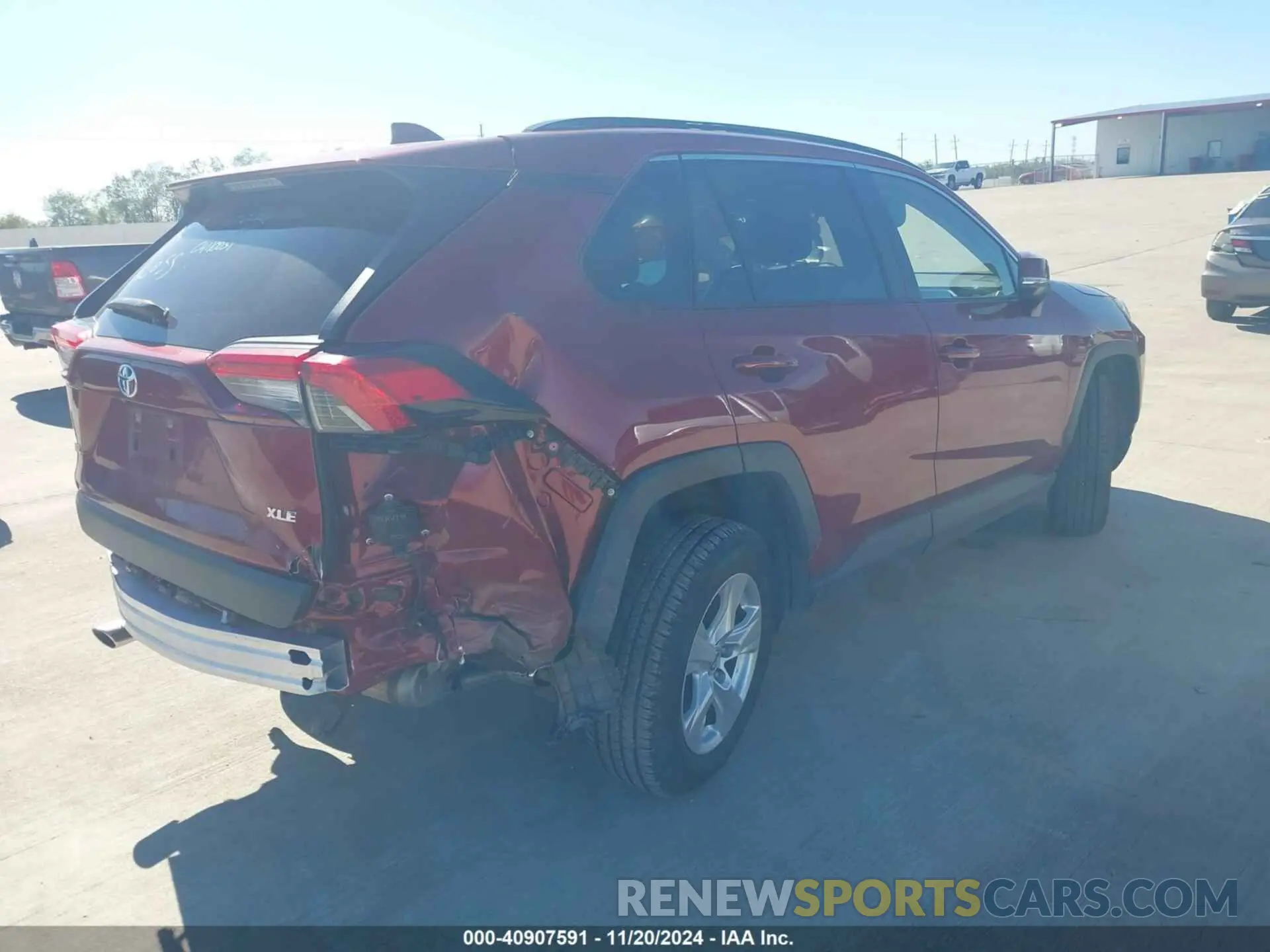 4 fotografías del automóvil dañado JTMW1RFV1KD008036 TOYOTA RAV4 2019