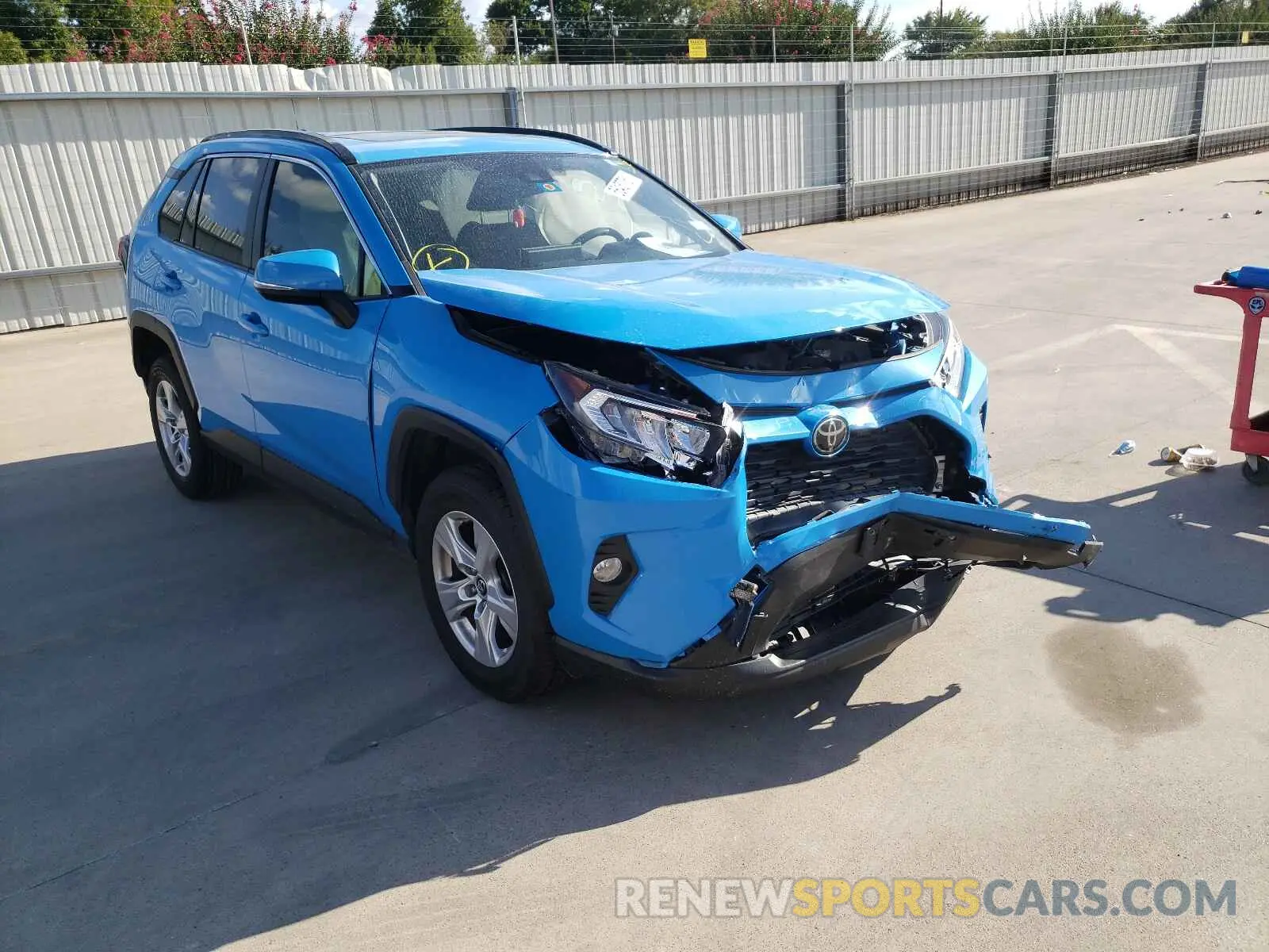 1 fotografías del automóvil dañado JTMW1RFV2KD009650 TOYOTA RAV4 2019
