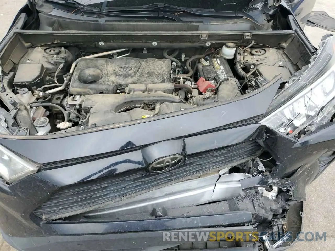 12 fotografías del automóvil dañado JTMW1RFV2KD505063 TOYOTA RAV4 2019