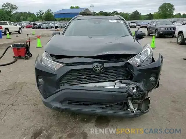 14 fotografías del automóvil dañado JTMW1RFV2KD505063 TOYOTA RAV4 2019