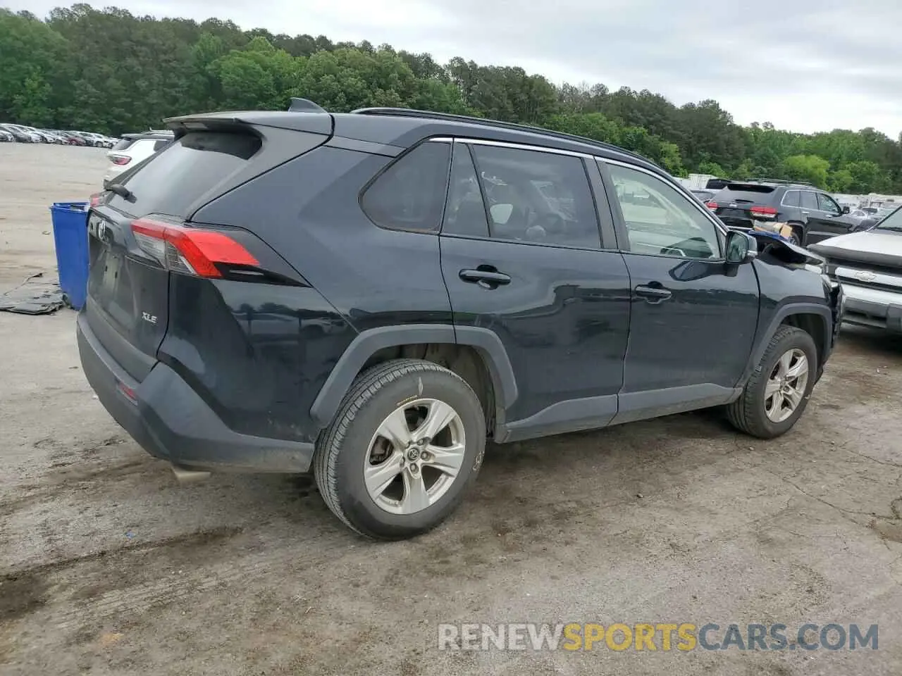 3 fotografías del automóvil dañado JTMW1RFV2KD505063 TOYOTA RAV4 2019
