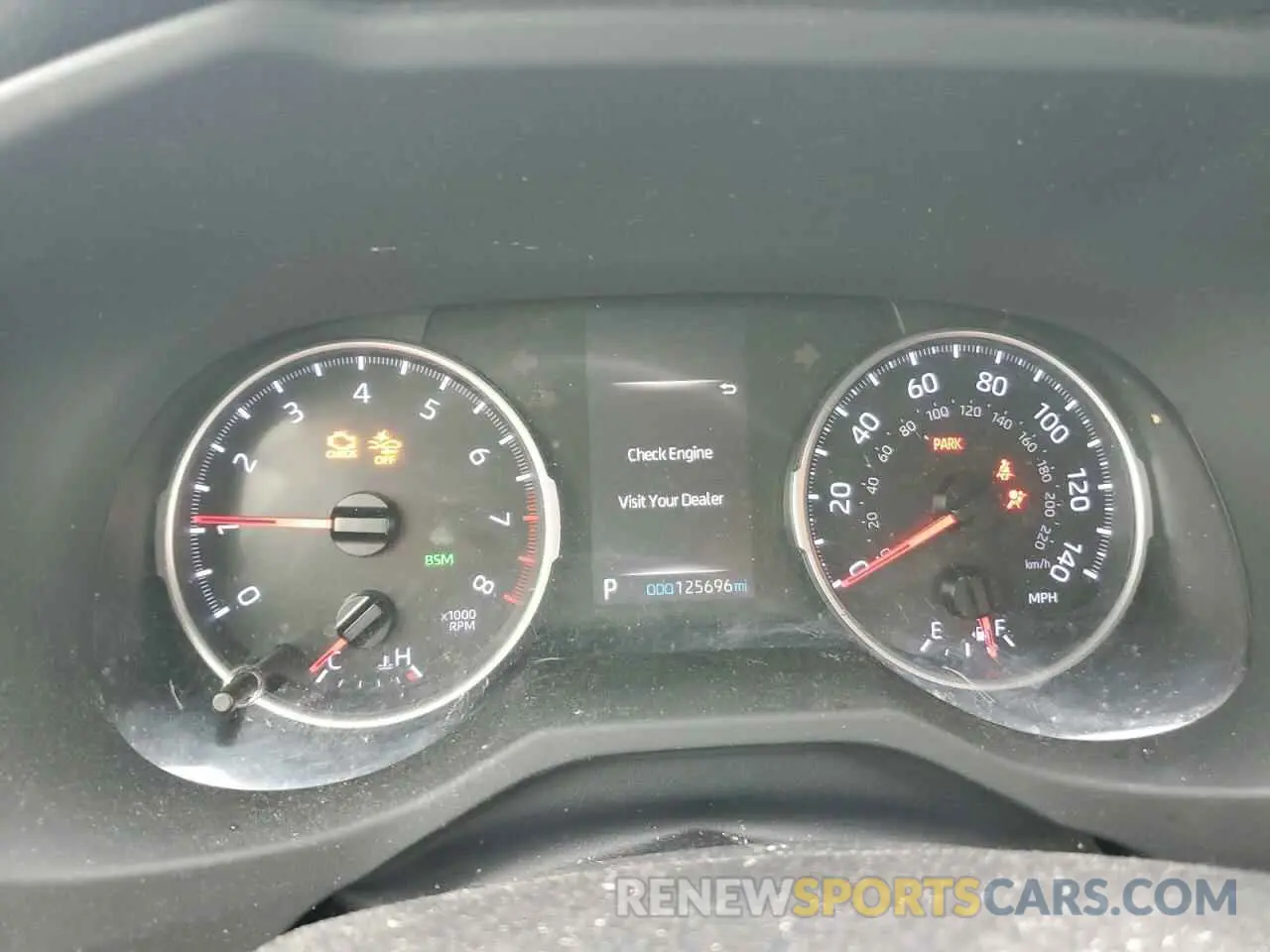 9 fotografías del automóvil dañado JTMW1RFV2KD505063 TOYOTA RAV4 2019