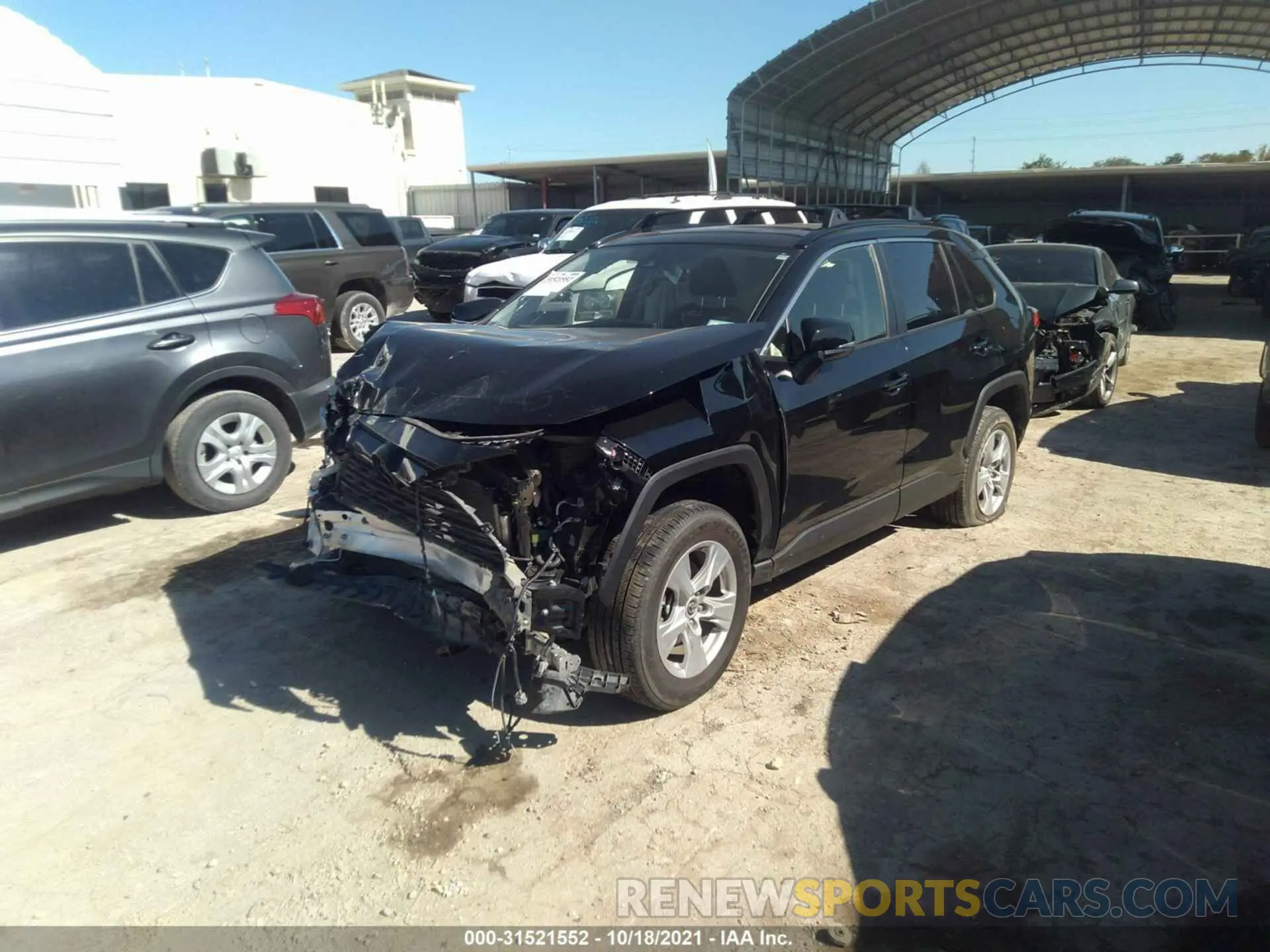 2 fotografías del automóvil dañado JTMW1RFV2KD509954 TOYOTA RAV4 2019