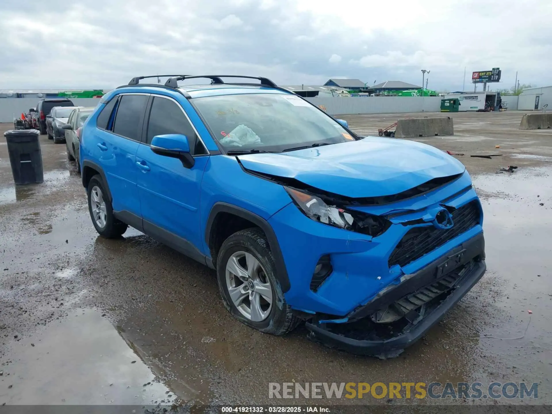 1 fotografías del automóvil dañado JTMW1RFV2KJ014168 TOYOTA RAV4 2019