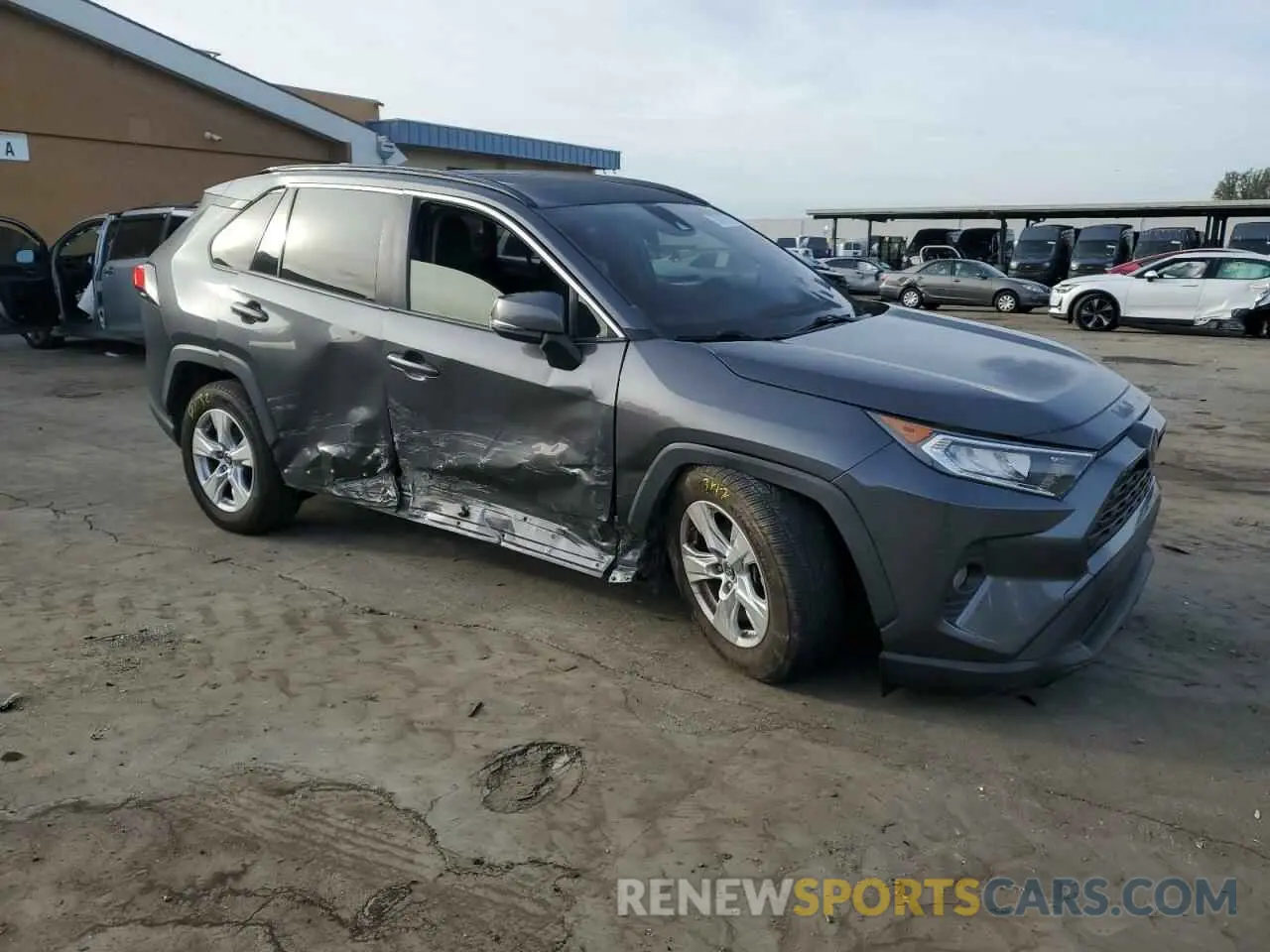 4 fotografías del automóvil dañado JTMW1RFV3KD003453 TOYOTA RAV4 2019
