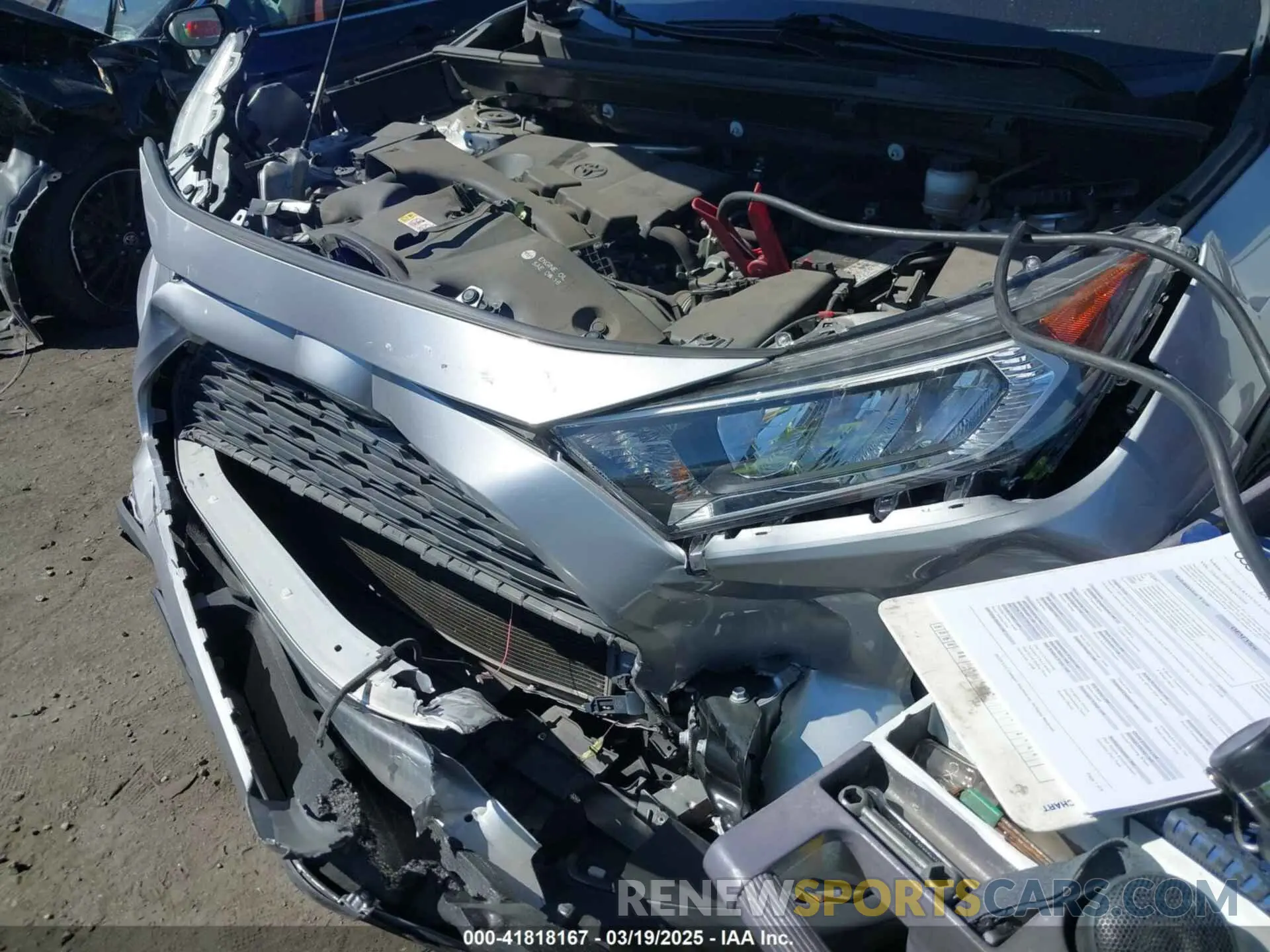11 fotografías del automóvil dañado JTMW1RFV3KD028269 TOYOTA RAV4 2019