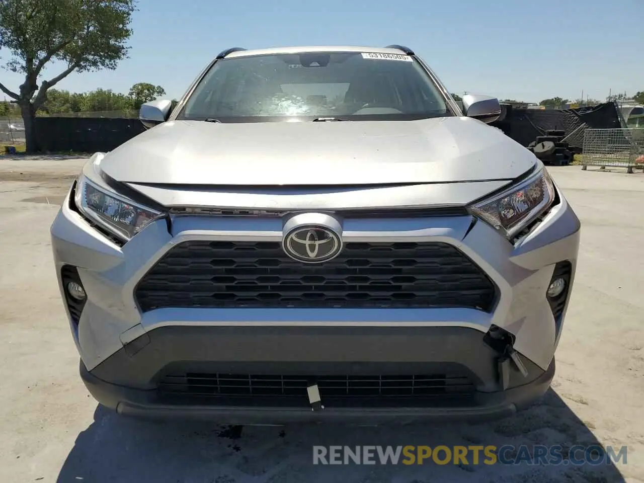 5 fotografías del automóvil dañado JTMW1RFV3KD038428 TOYOTA RAV4 2019