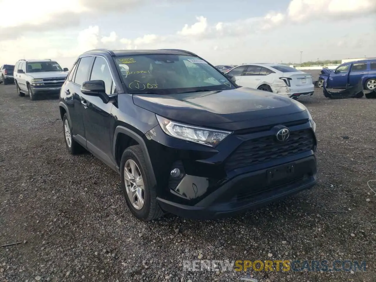 1 fotografías del automóvil dañado JTMW1RFV3KJ001347 TOYOTA RAV4 2019