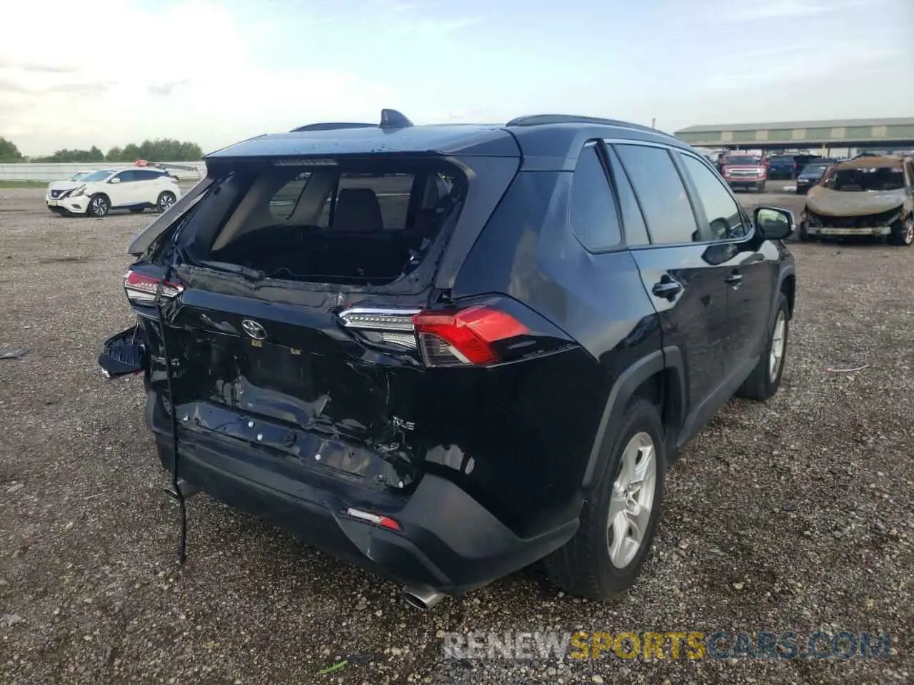 4 fotografías del automóvil dañado JTMW1RFV3KJ001347 TOYOTA RAV4 2019