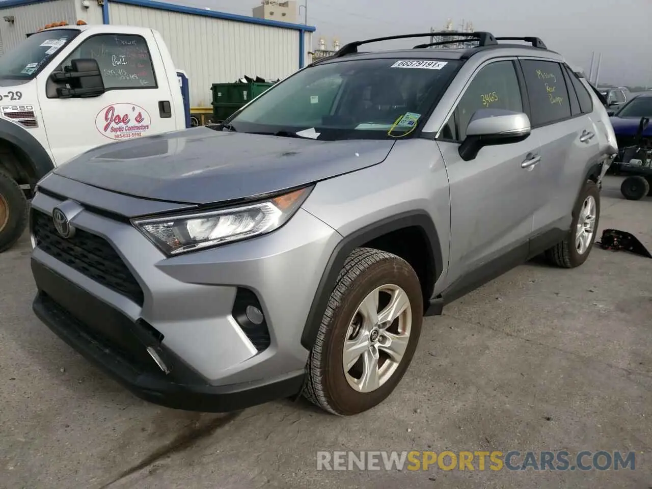 2 fotografías del automóvil dañado JTMW1RFV4KD014204 TOYOTA RAV4 2019