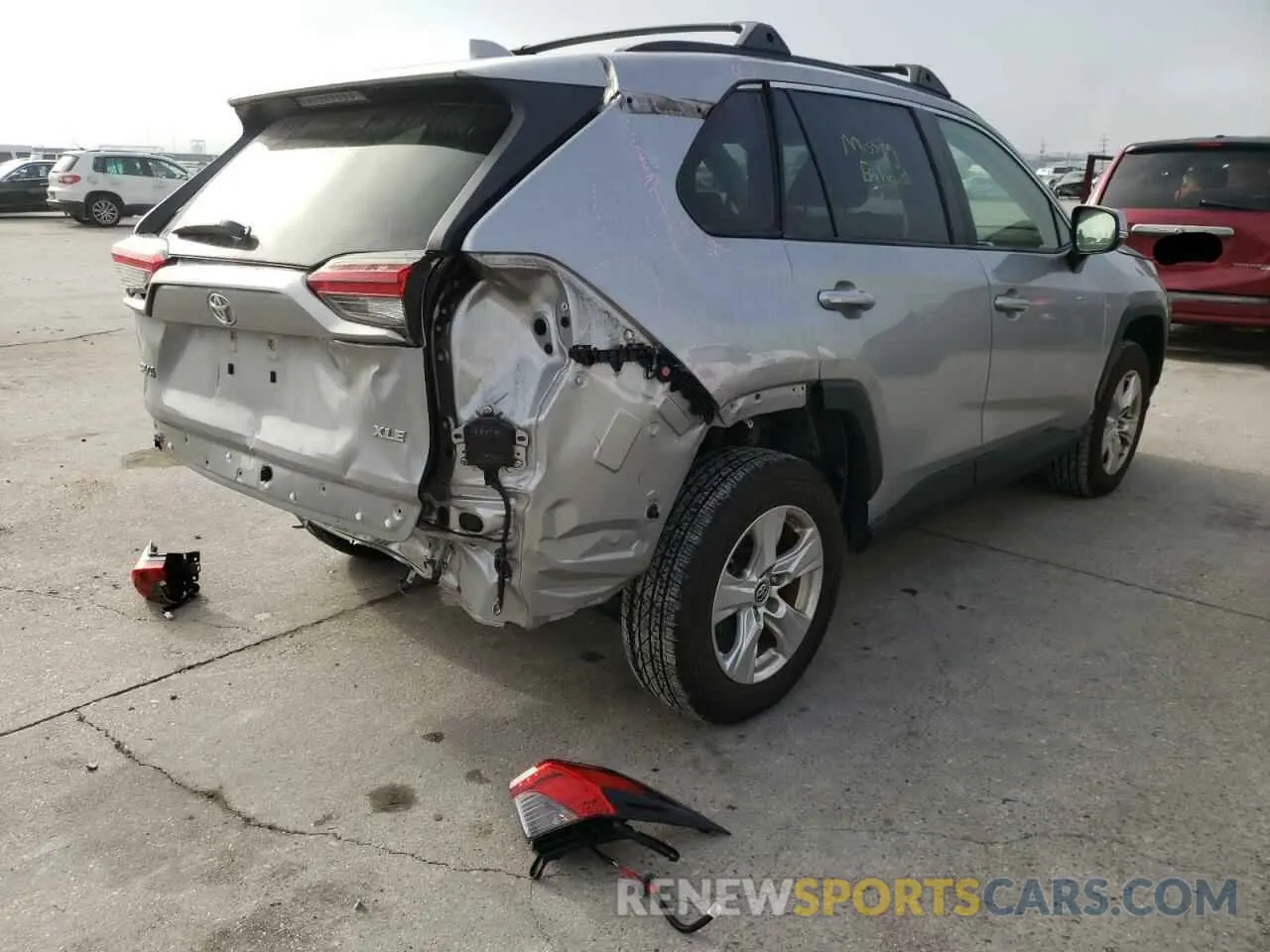 4 fotografías del automóvil dañado JTMW1RFV4KD014204 TOYOTA RAV4 2019