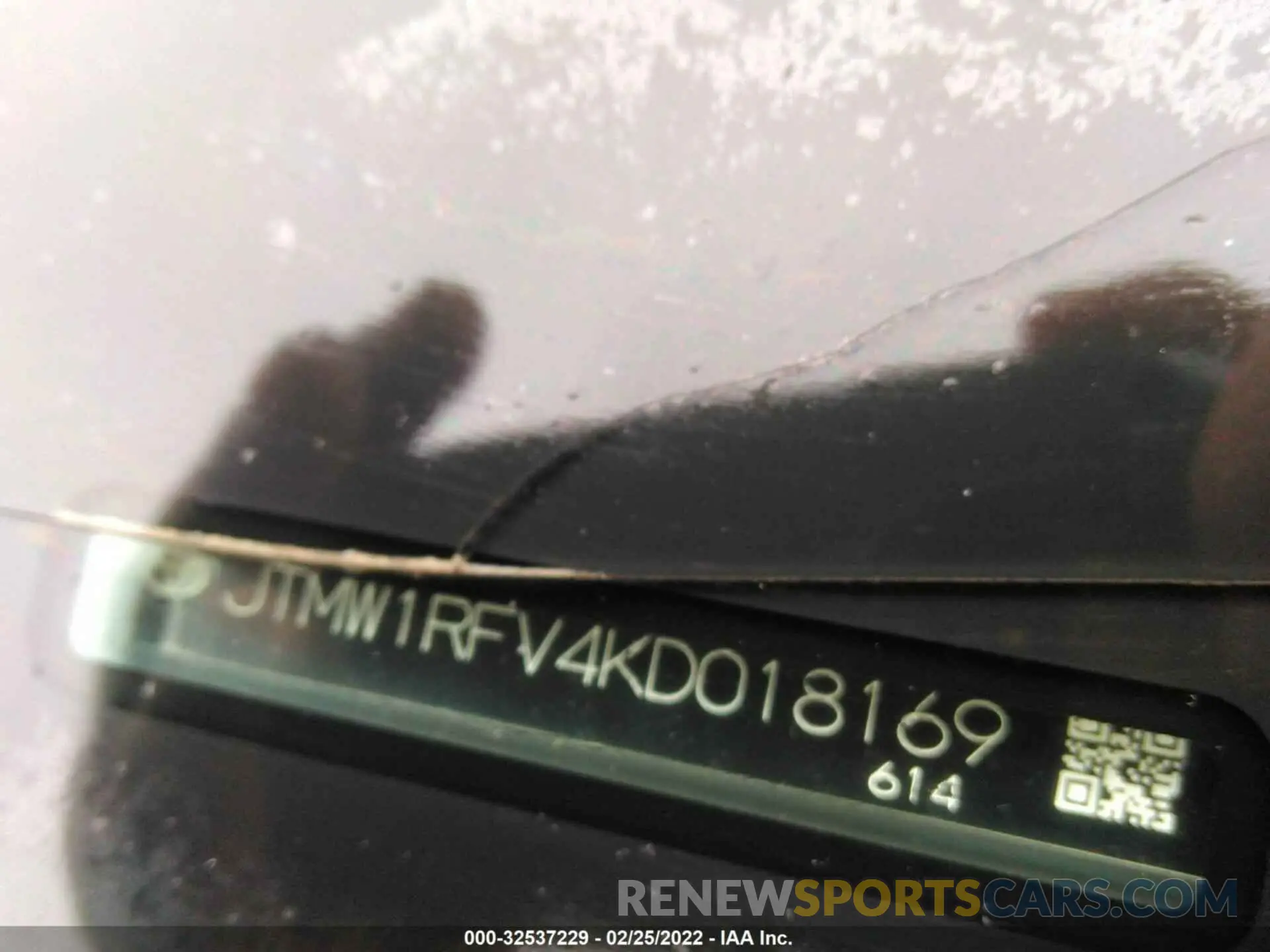 9 fotografías del automóvil dañado JTMW1RFV4KD018169 TOYOTA RAV4 2019