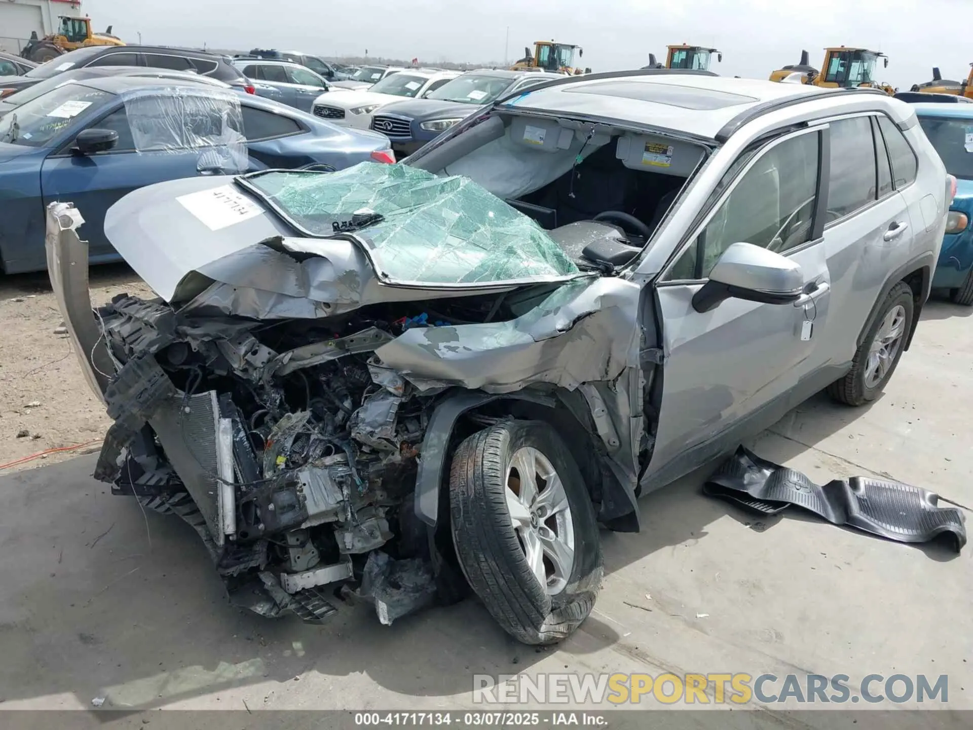 2 fotografías del automóvil dañado JTMW1RFV4KD022612 TOYOTA RAV4 2019