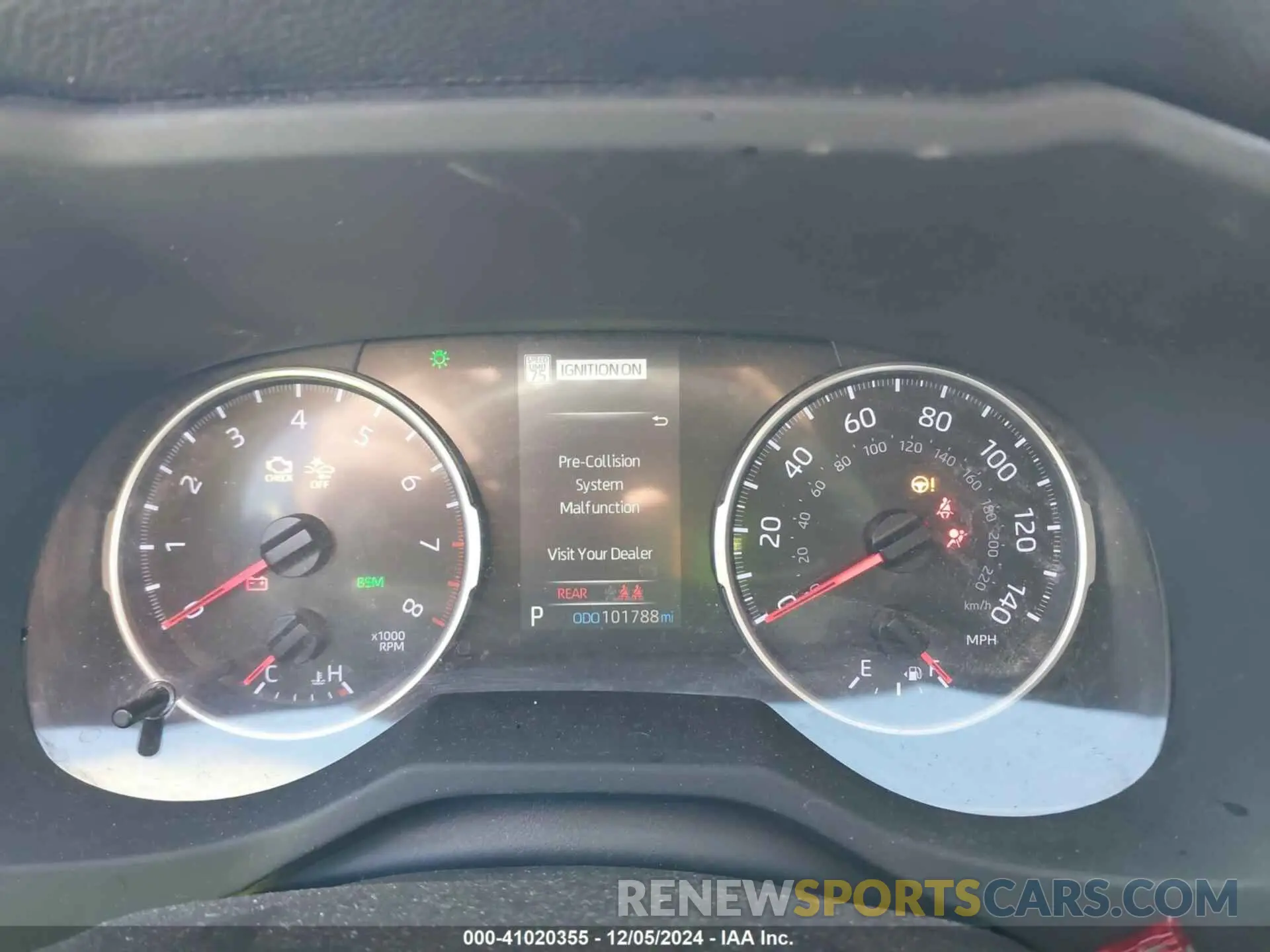 7 fotografías del automóvil dañado JTMW1RFV4KD028751 TOYOTA RAV4 2019