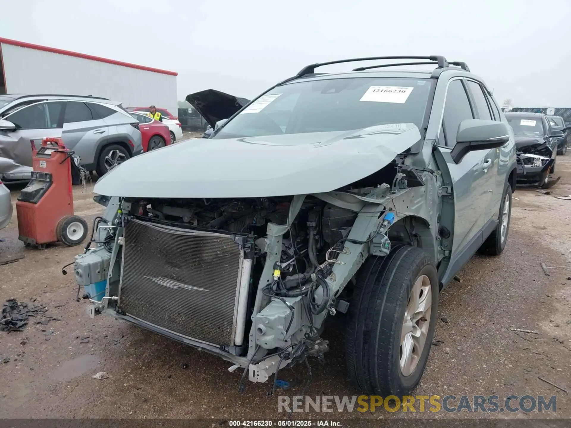 2 fotografías del automóvil dañado JTMW1RFV4KD508787 TOYOTA RAV4 2019