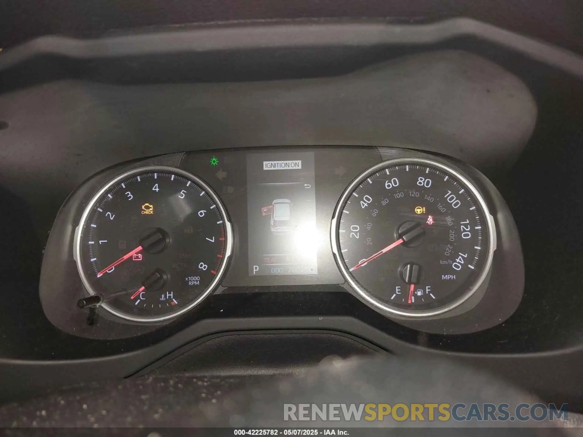 7 fotografías del automóvil dañado JTMW1RFV5KD003681 TOYOTA RAV4 2019