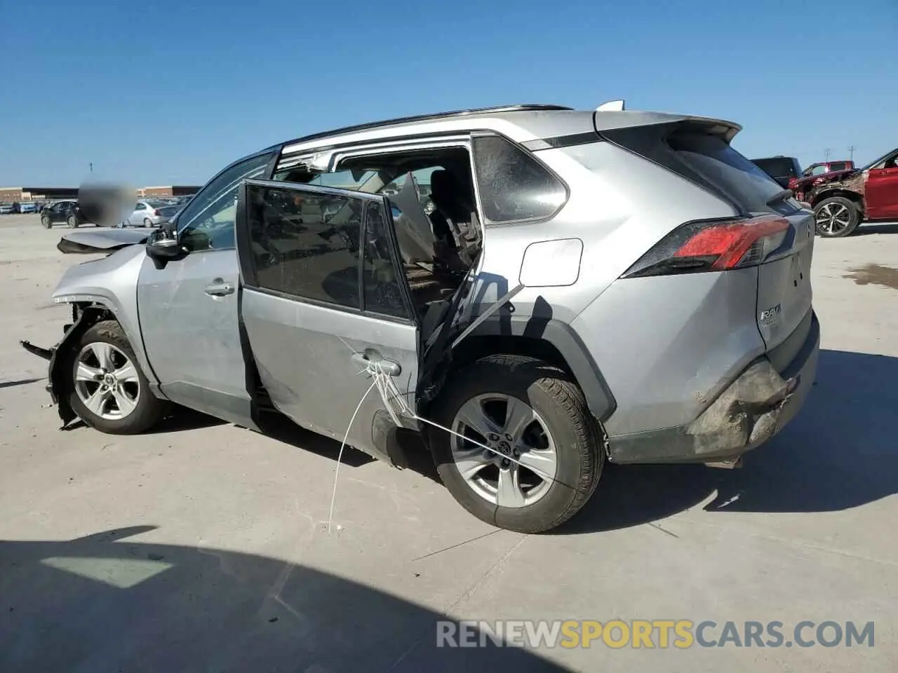 2 fotografías del automóvil dañado JTMW1RFV5KD003972 TOYOTA RAV4 2019