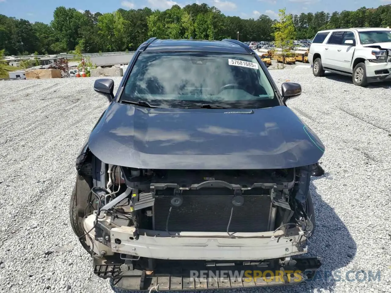5 fotografías del automóvil dañado JTMW1RFV5KD020187 TOYOTA RAV4 2019