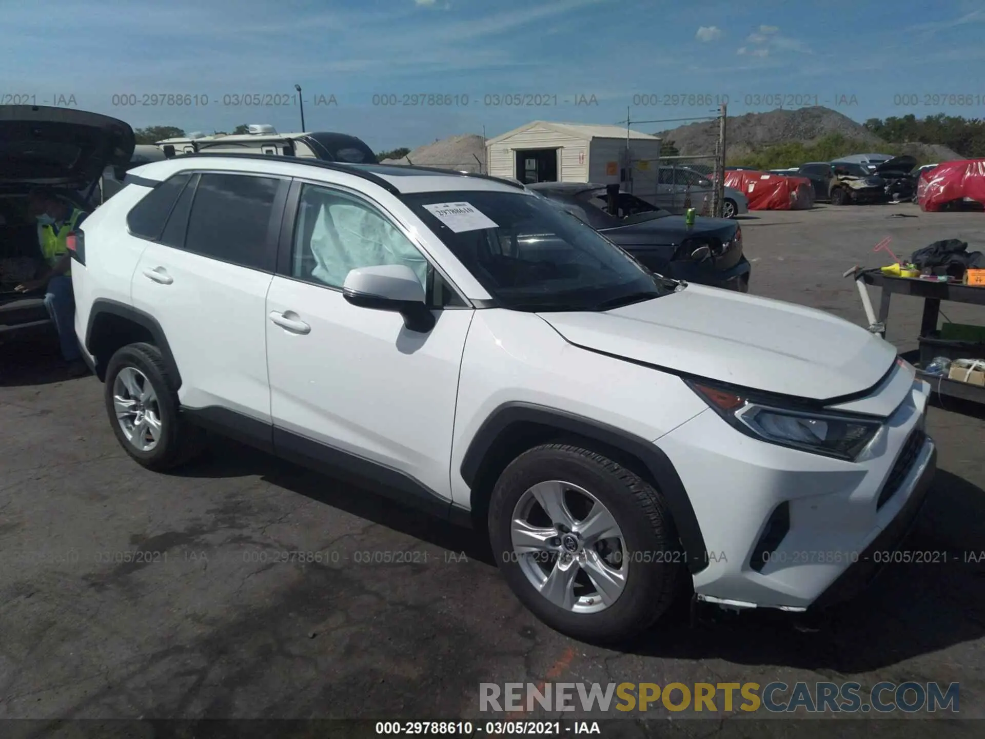 1 fotografías del automóvil dañado JTMW1RFV5KD031464 TOYOTA RAV4 2019