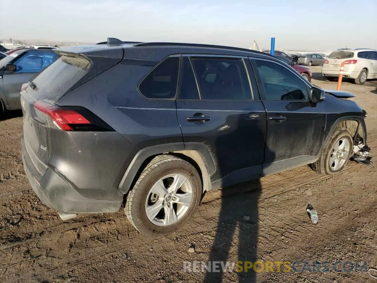 3 fotografías del automóvil dañado JTMW1RFV5KD033764 TOYOTA RAV4 2019