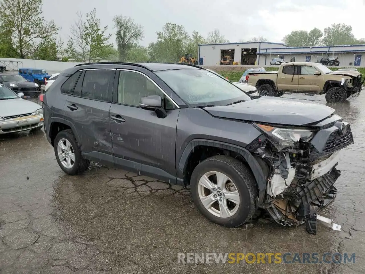 4 fotografías del automóvil dañado JTMW1RFV5KD509852 TOYOTA RAV4 2019