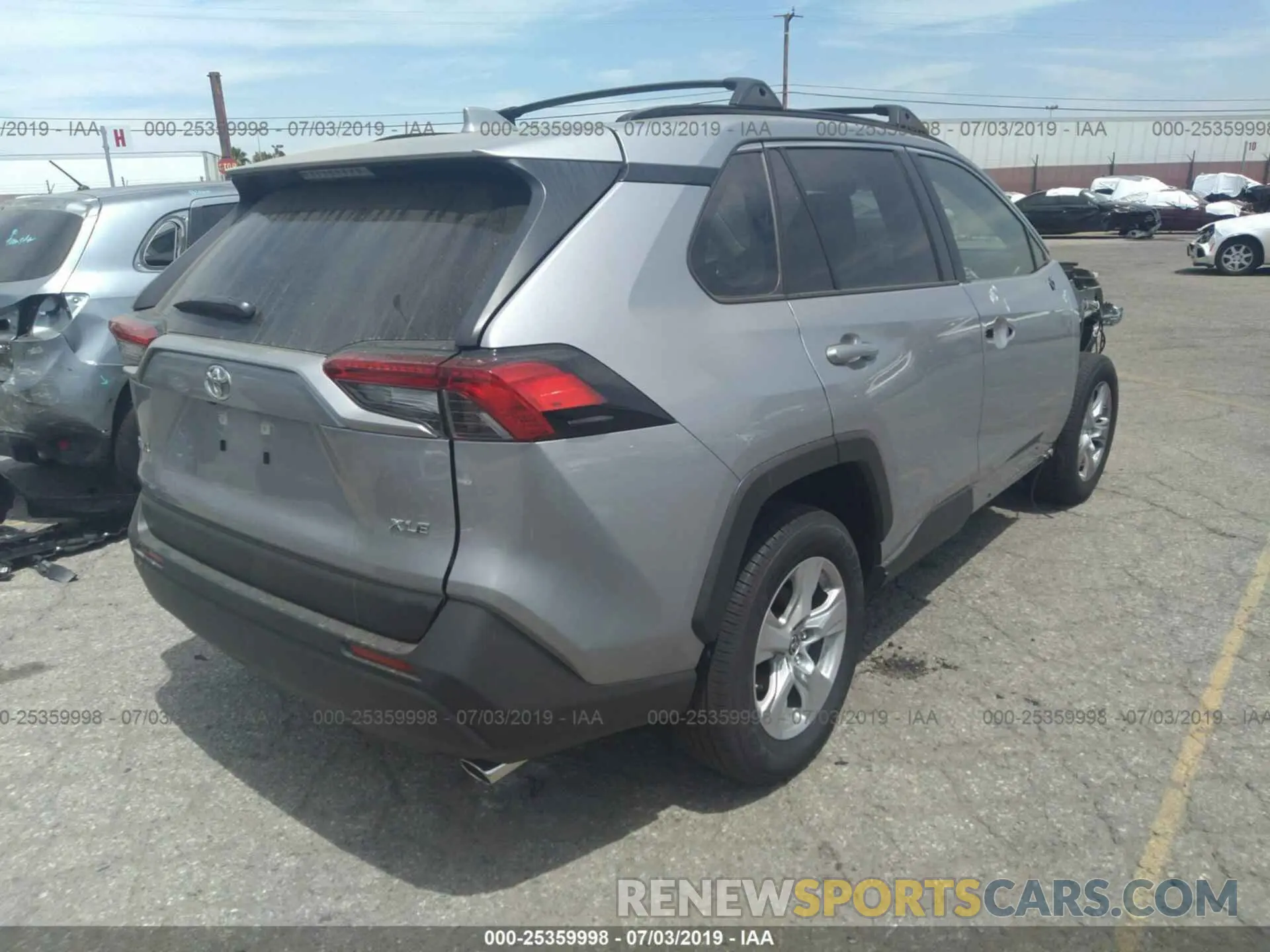 4 fotografías del automóvil dañado JTMW1RFV5KD510077 TOYOTA RAV4 2019