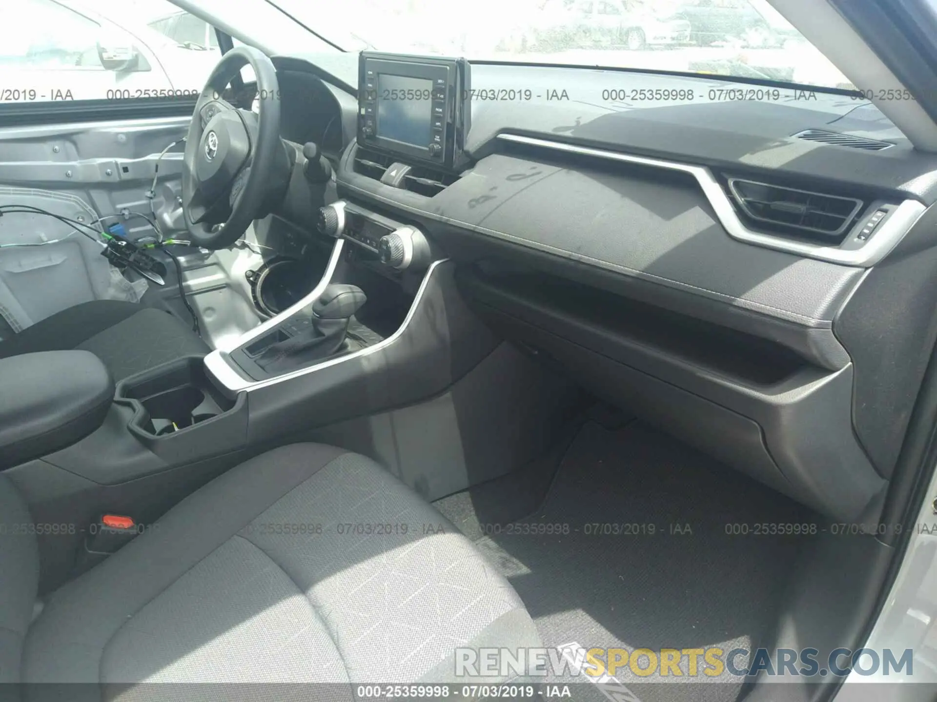 5 fotografías del automóvil dañado JTMW1RFV5KD510077 TOYOTA RAV4 2019