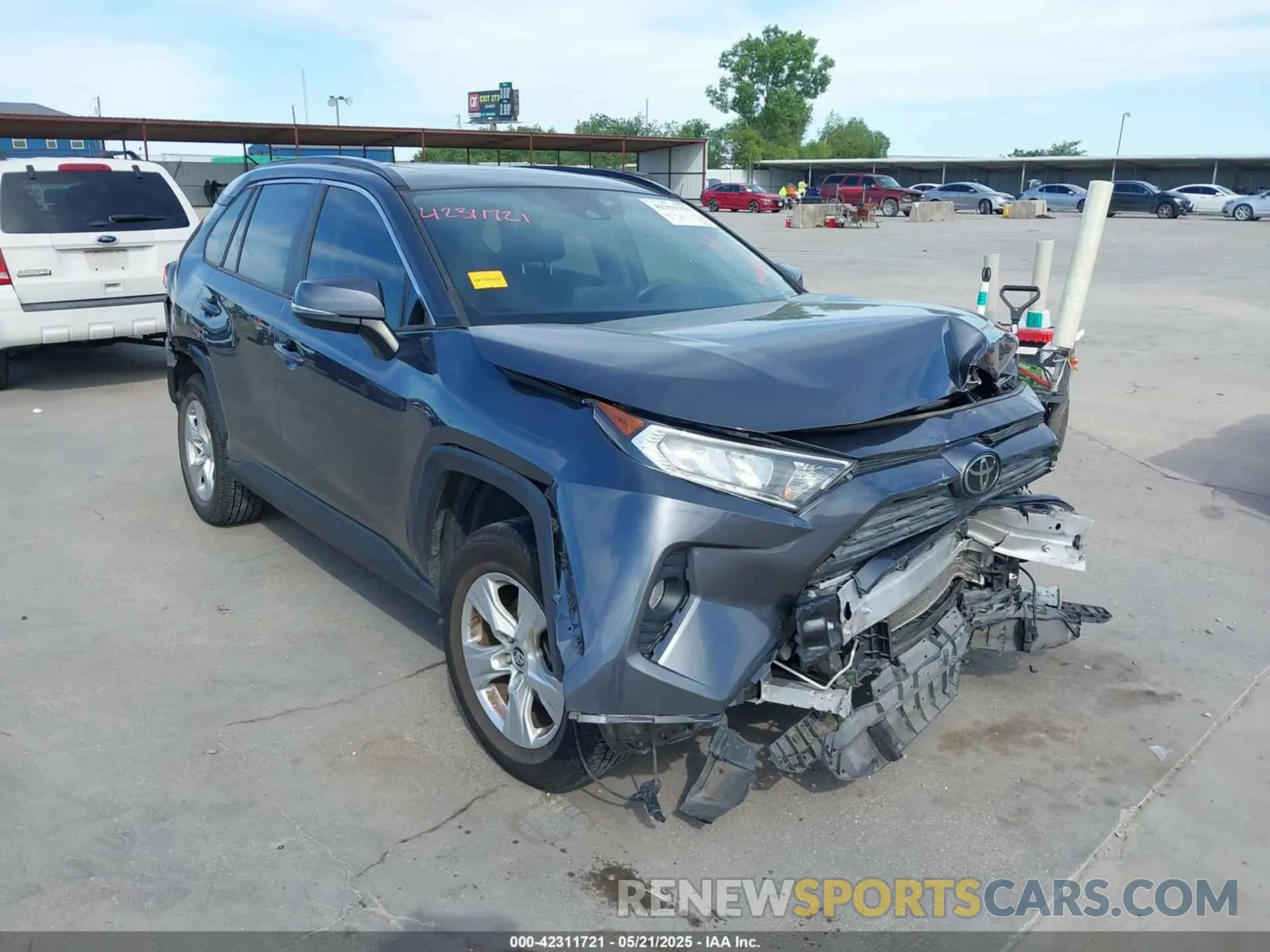 1 fotografías del automóvil dañado JTMW1RFV6KD011465 TOYOTA RAV4 2019