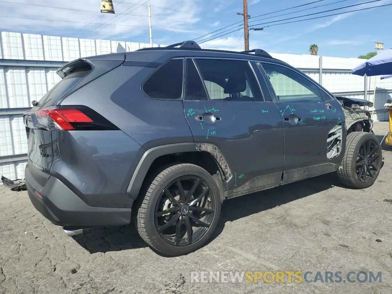 3 fotografías del automóvil dañado JTMW1RFV6KD025298 TOYOTA RAV4 2019
