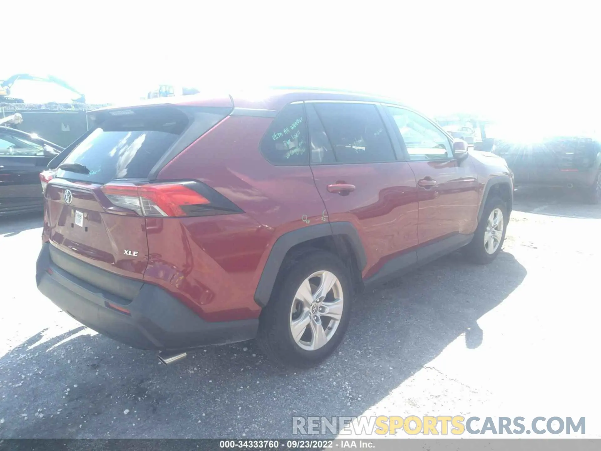 4 fotografías del automóvil dañado JTMW1RFV6KD029447 TOYOTA RAV4 2019