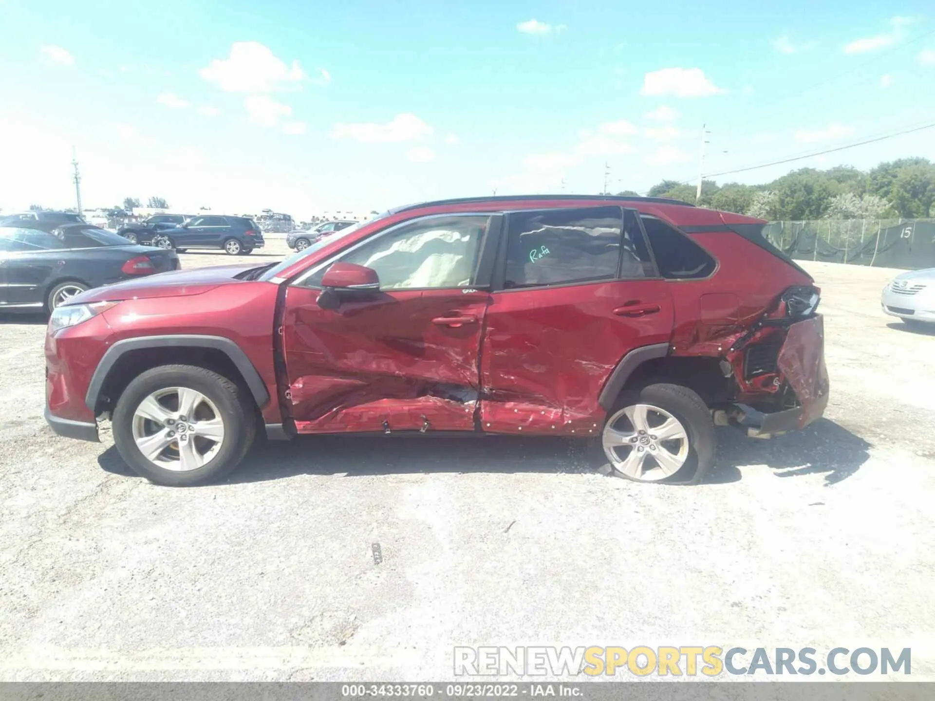 6 fotografías del automóvil dañado JTMW1RFV6KD029447 TOYOTA RAV4 2019