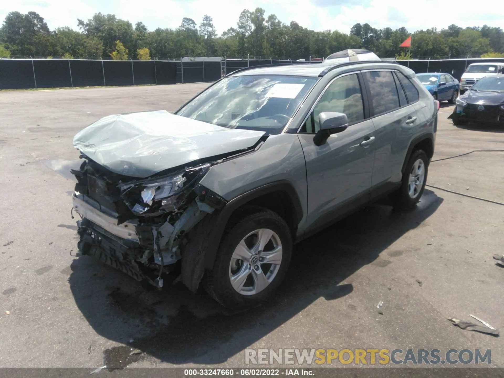 2 fotografías del automóvil dañado JTMW1RFV6KD501209 TOYOTA RAV4 2019