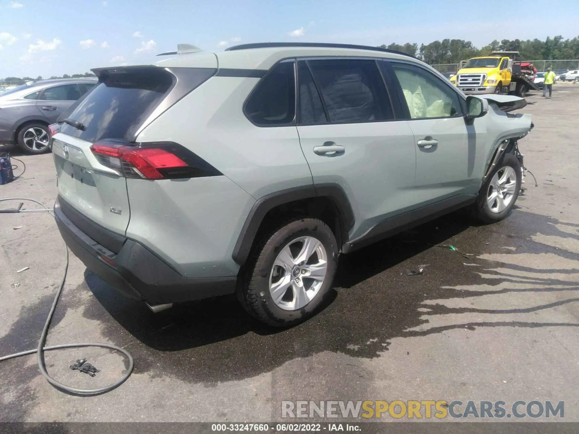 4 fotografías del automóvil dañado JTMW1RFV6KD501209 TOYOTA RAV4 2019