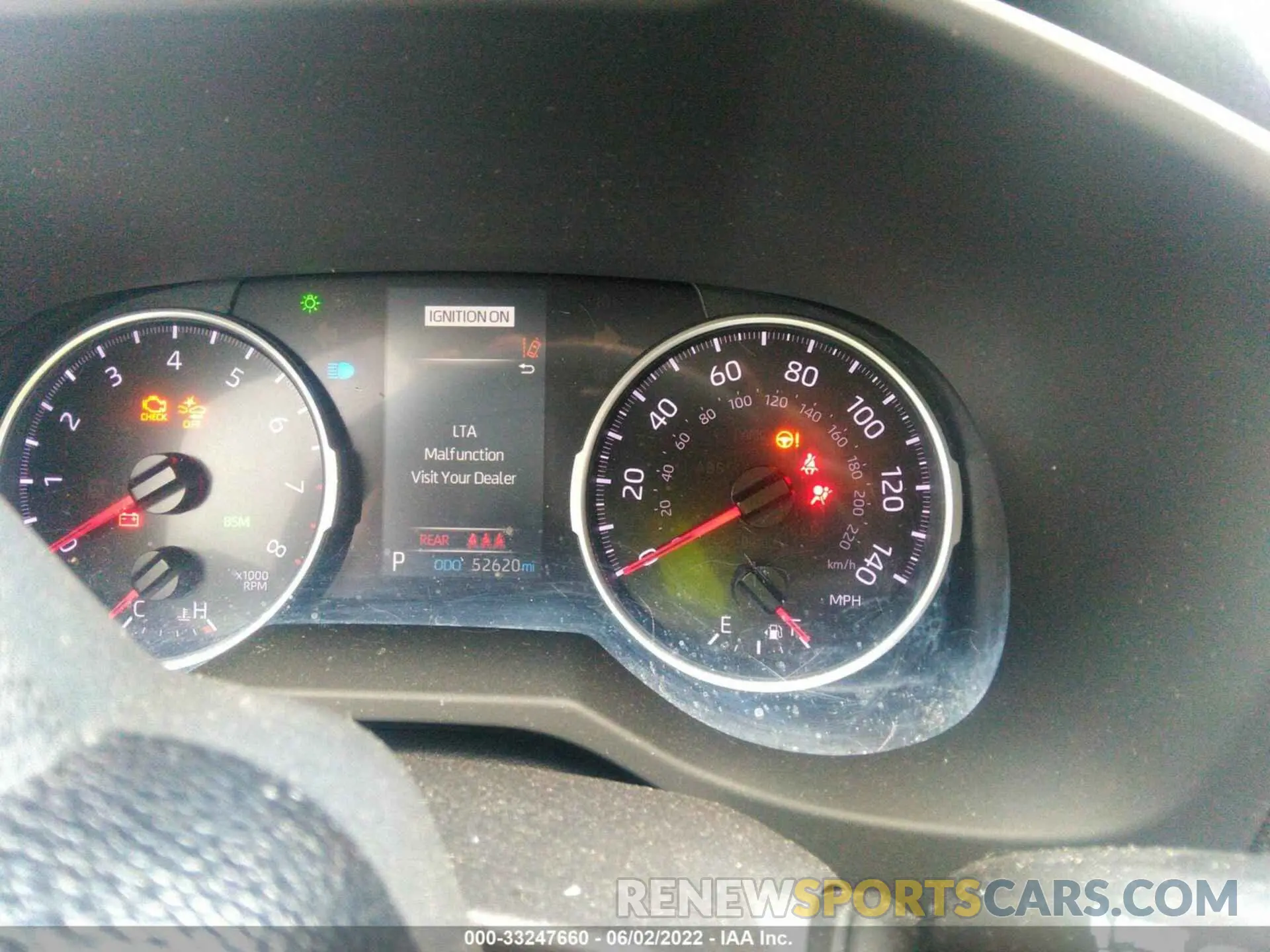 7 fotografías del automóvil dañado JTMW1RFV6KD501209 TOYOTA RAV4 2019